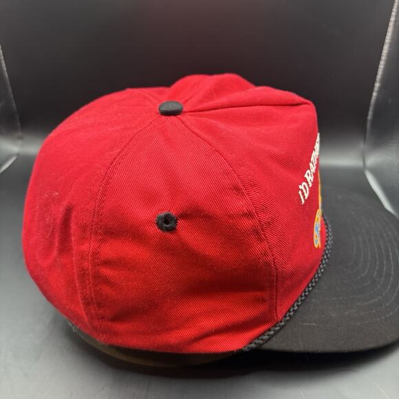 Vintage I'd Rather Be Racing Hat Cap Snap Back Embroidered Trucker Rope braid - Picture 4 of 7